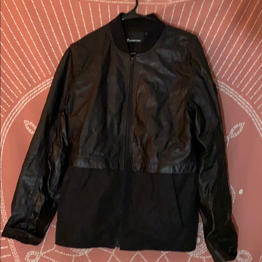 Vintage Alexander Wang leather bomber